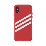 Adidas Originals Moulded Case suits iPhone X - Red/White