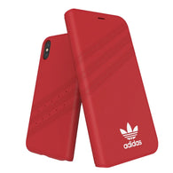 Adidas Originals Booklet Case suits iPhone X/Xs - Red/White