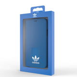 Adidas Originals Basic Logo Booklet Case suits iPhone X/Xs - Blue/White