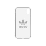 Adidas Originals Clear Case suits iPhone X - Silver Logo