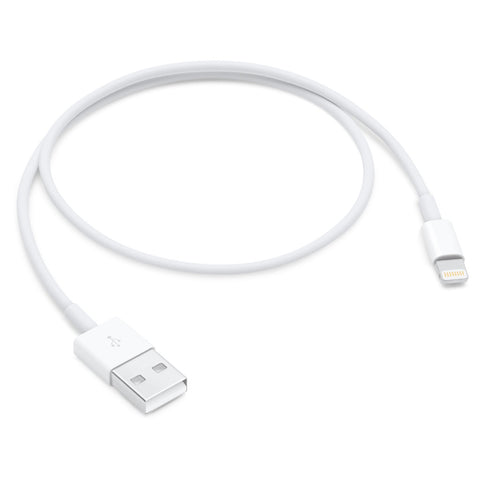 Apple LIGHTNING TO USB 2.0 CABLE (0.5M) CONNECTS IPHONE / IPAD / IPOD w/ LIGHTNING CONNECTOR TO COMPUTER USB