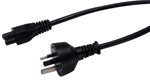 ALOGIC 2m Aus 3 Pin Wall to IEC C5  Male to Female [MF-AUS3PC5-02]