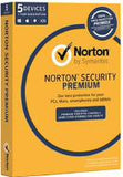 Norton Security Premium , OEM Software, Single Pack, 5 User, 1 Year License (With media)