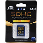 Team Group Memory Card SDHC 8GB, Class 10, 16MB/s Write*, Lifetime Warranty