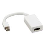 ALOGIC Premium 15cm Mini DisplayPort to HDMI Adapter  Male to Female  WHITE [MDP-HDMI-AIC]
