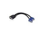 Matrox LH60 to Dual HD15 Cable for G55+MADDA32DBand G200 MMS cards for Dual VGA Output