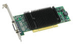 Matrox PCI P690 Plus LP, 256MB, 2H/4H* (2xDVI-SL), Single Slot, Heatsink, ATX/Low Profile