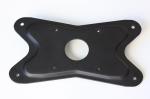 Atdec Accessory Adaptor Plate Black 200x100mm to 75x75mm