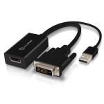 ALOGIC Elements DVI-D to DisplayPort Adapter Converter