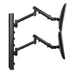 Atdec Systema SDS75B Dual Monitor Mounting Kit - 2x Dynamic Spring Assisted Mount Arms with 750mm Modular Desk Post