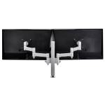 Atdec AWM Dual monitor arm solution - 460mm articulating arms - 400mm post - F clamp - black