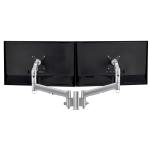 Atdec AWM Dual monitor mount solution on a 135mm post - F Clamp - black