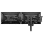 Atdec AWM Dual monitor arm solution - dynamic arms - 400mm post - bolt - black