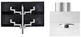 Atdec 750mm Pole and 4 x Monitor Arms w/ Bolt Through