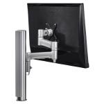 Atdec AWM Single monitor arm solution - 460mm articulating arm - 400mm post - F Clamp - black