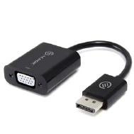 ALOGIC Elements 20cm DisplayPort to VGA Adapter - Male to Female - Black