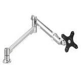 Atdec SYSTEMA Monitor Spring Arm Desk Mount polished white