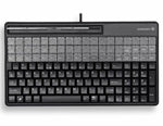 Cherry 3 Track, 135 program- Freely programmable USB keyboard with magnetic card reader. USB/Black - POS Keyboard -3 year warranty