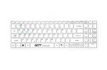 GETT Bluetooth &amp; USB Washable Keyboard (with Silicone Cover)
