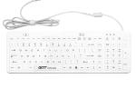 GETT Silicon Medical Keyboard - Backlit, EN Certified (White)