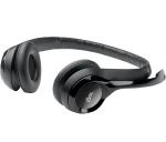 Logitech Wired USB Headset H390, Black, Noise Cancelling MIC, 1.8m Cable, In-line Audio Control