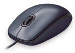 Logitech Wired Mouse M90 Basic, USB, Black, Left/Right Handed