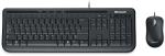 Microsoft Wired Desktop 600 Keyboard &amp; Mouse Combo, USB, Black, Retail
