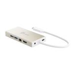 J5create JCD376 USB-C 3.1 TYPE-C MINI DOCK (Adapter USB-C to HDMI &amp; VGA, 1 x USB-C, 2 x USB-A, Gigabit Ethernet port)