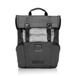 Everki ContemPRO Roll Top Laptop Backpack, up to 15.6&quot; - Black (EKP161) with Dedicated Tablet/iPad/Pro/Kindle compartment up to 13&quot;