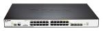 D-LINK DGS-3120-24PC 24-Port Gigabit xStack Layer 2+ Managed PoE Stackable Switch with 24 UTP (4 Com