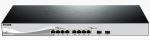 D-LINK DXS-1210-10TS 10-Port 10 Gigabit WebSmart Switch with 8 10GBase-T Ports and 2 SFP+ ports