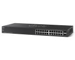 Cisco SG 110 24-Port Gigabit Unmanaged Switch 12 PoE Ports 100 Watts 2 combo Gb SFP Slots