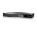 Cisco SG 200 16-Port Gigabit Smart Switch 2 GbE &amp; 2 combo Gb SFP Slots