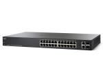 Cisco SG 220 24-Port Gigabit Smart Switch 24 PoE+ Ports 180 Watts 2 GbE &amp; 2 combo Gb SFP Slots