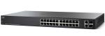 Cisco SG 220 24-Port Gigabit Smart Switch 2 GbE &amp; 2 combo Gb SFP Slots