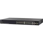 Cisco SG550X-24P 24-port Gigabit PoE Stackable Switch