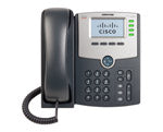 Cisco 4-Line IP Phone with 2-Port Switch, PoE and LCD Display