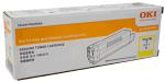 OKI Toner Cartridge Yellow for MC873; 10,000 Pages @ (ISO)