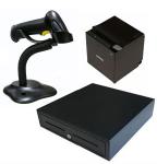Epson TM-M30with Built-in USB, Ethernet, BT iOS bundle with Birch Cash draw and Barcode scanner (stand included)