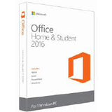 Microsoft Office 2016 Home &amp; Student, Retail Software, 1 User - Medialess