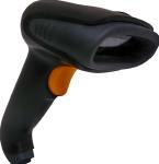 Birch Gun type Barcode Scanner (long range linear image scanner, USB interface)  with stand.
