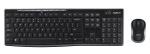 Logitech Wireless Keyboard &amp; Mouse Combo, MK270r, Black, USB Receiver (Combo powered by 2xAAA and 1xAA, included)