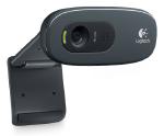 Logitech Webcam HD C270, USB, Monitor Clip
