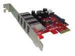 Shintaro PCIE USB3.0 x 4 Port Adapter (LP &amp; FH brackets included)