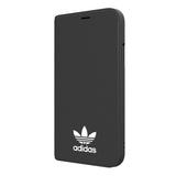 Adidas Originals Basic Logo Booklet Case suits iPhone X/Xs - Black/White