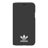 Adidas Originals Basic Logo Booklet Case suits iPhone X/Xs - Black/White