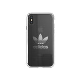 Adidas Originals Clear Case suits iPhone X - Silver Logo