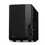 Synology DiskStation DS218 2-Bay 3.5&quot; Diskless 1xGbE NAS (Tower) (HMB), Realtek RTD1296 quad-core 1.4GHz, 2GB RAM, 2xUSB3, 1xUSB2, 1 x 1GbE (RJ-45)