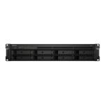 Synology RackStation RS1219+ 8-Bay 3.5&quot; Diskless 4xGbE NAS (2U Rack), Intel Atom Quad Core 2.4GHz, 2GB RAM, 2xUSB3, eSata with SRS