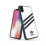 Adidas Originals Classic Moulded Case suits iPhone Xs Max (6.5") - White/Black